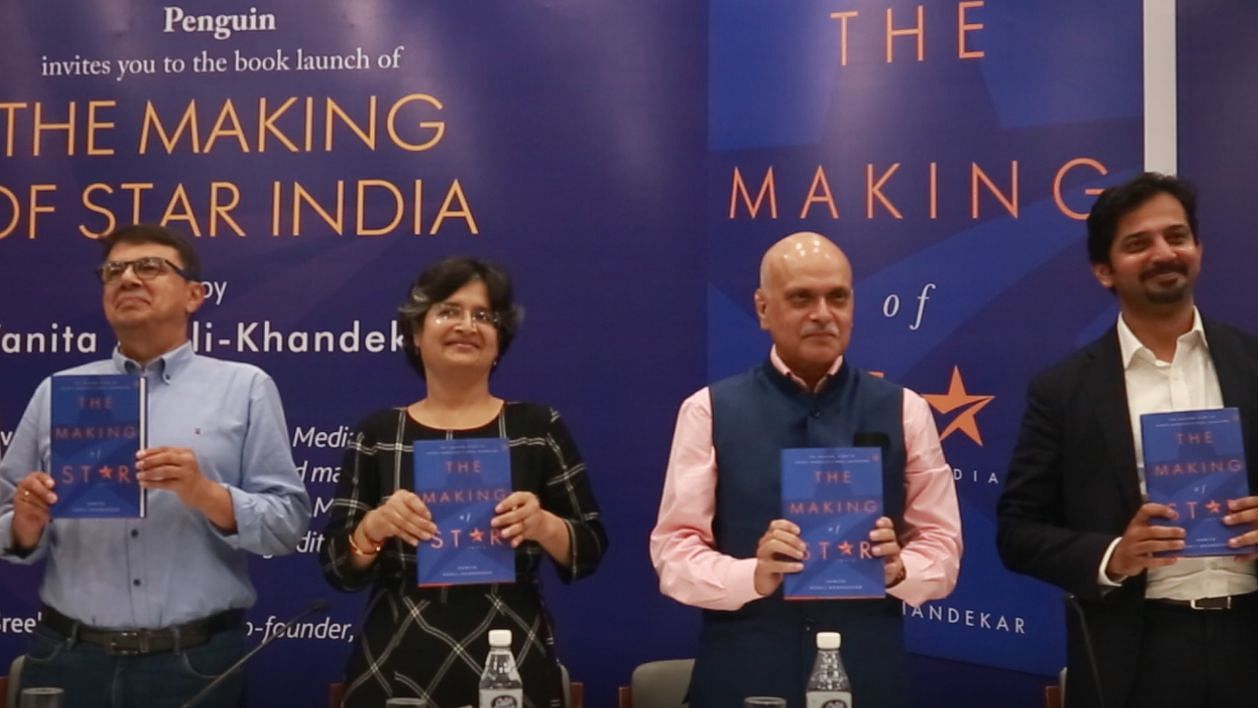 Panelists at the book launch of ‘The Making of Star India’.