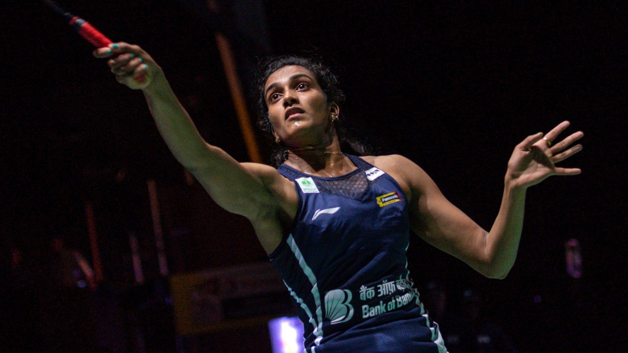 <div class="paragraphs"><p>PV Sindhu, a two-time Olympic medalist in action</p></div>