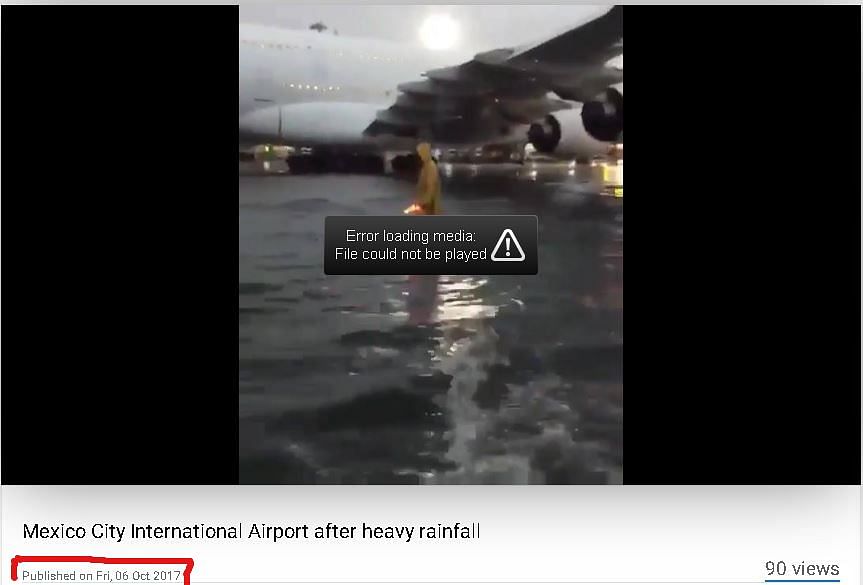 The same video has been circulated last year too, claiming that to be of Mumbai airport.