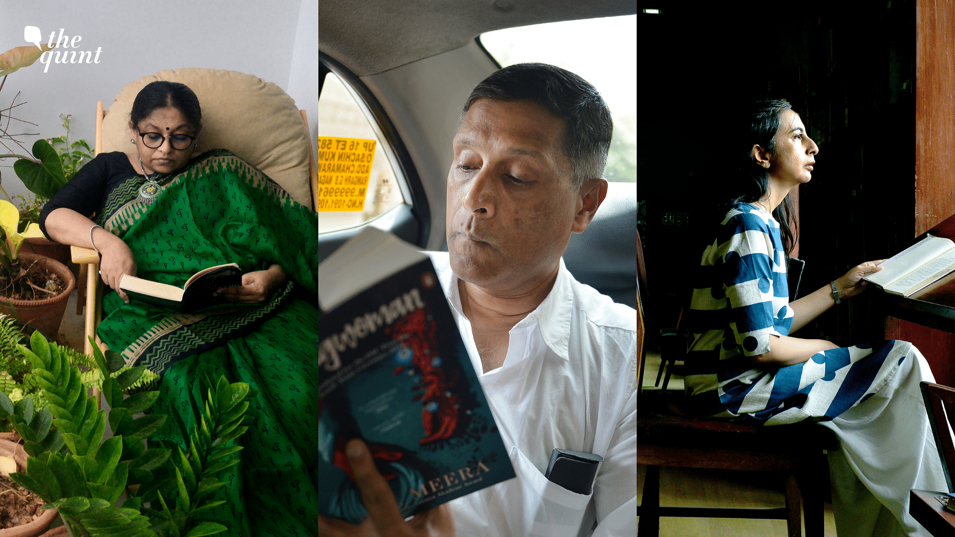 ‘Reading Spaces’, a photo series by Saswata Bhattacharya, takes for its subjects the 2019 jury of the JCB Prize for Literature.