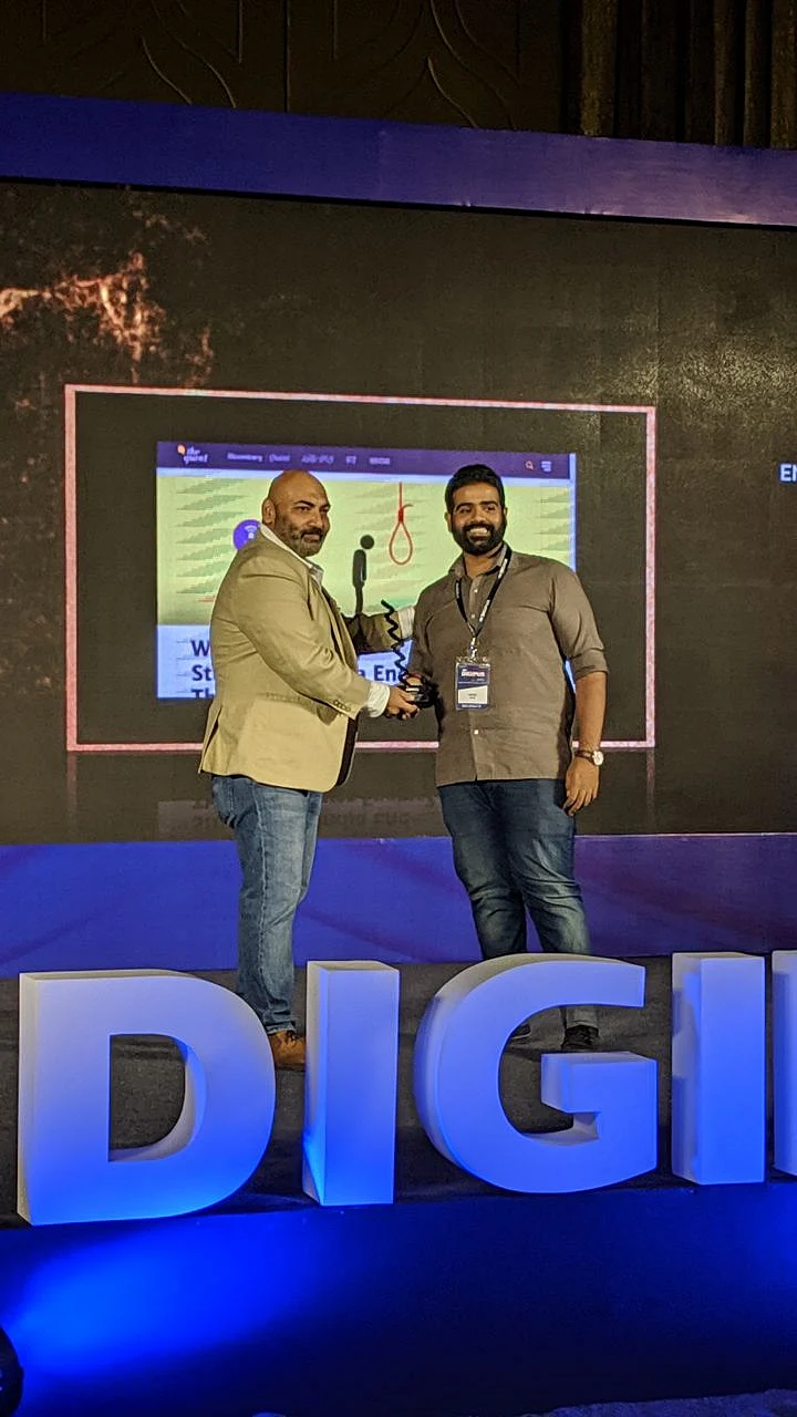 The Quint Bags 12 Awards at Digipub World Awards 2019