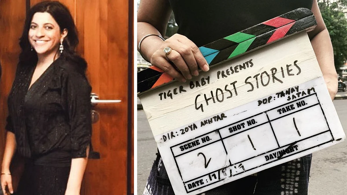 Zoya Akhtar shares a photo from the sets.
