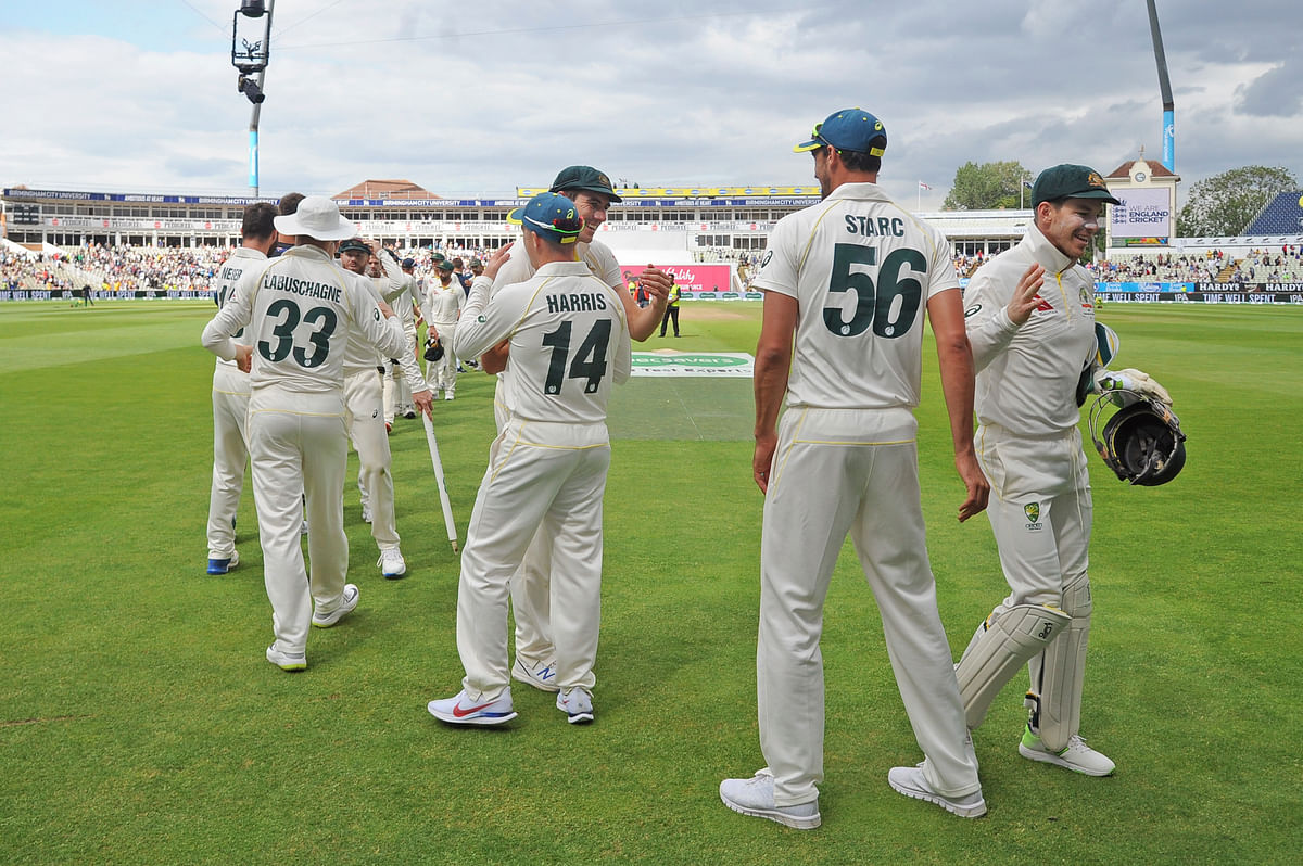 Australia have won the first Ashes test by 251 runs after dismissing England for 146 in its second innings.