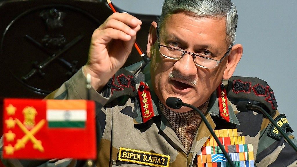 General Bipin Rawat, Chief of the Army Staff.