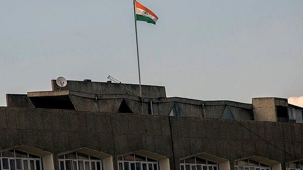 The flag of Jammu and Kashmir which used to fly along with the tricolour was removed from the Civil Secretariat in Srinagar on Sunday.