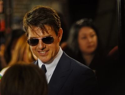 TAIPEI, May 26, 2017 (Xinhua) -- Actor Tom Cruise attends a premiere ceremony of the film "The Mummy" in Taipei, southeast China