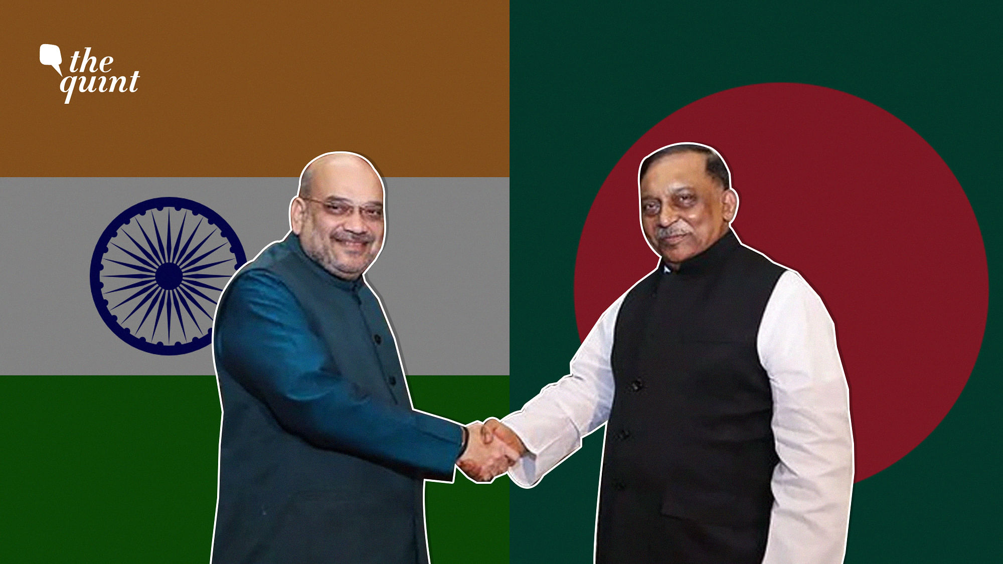 Image of Indian Home Minister Amit Shah (L) and Bangladesh Home Minister Asaduzzaman Khan (R) used for representational purposes.