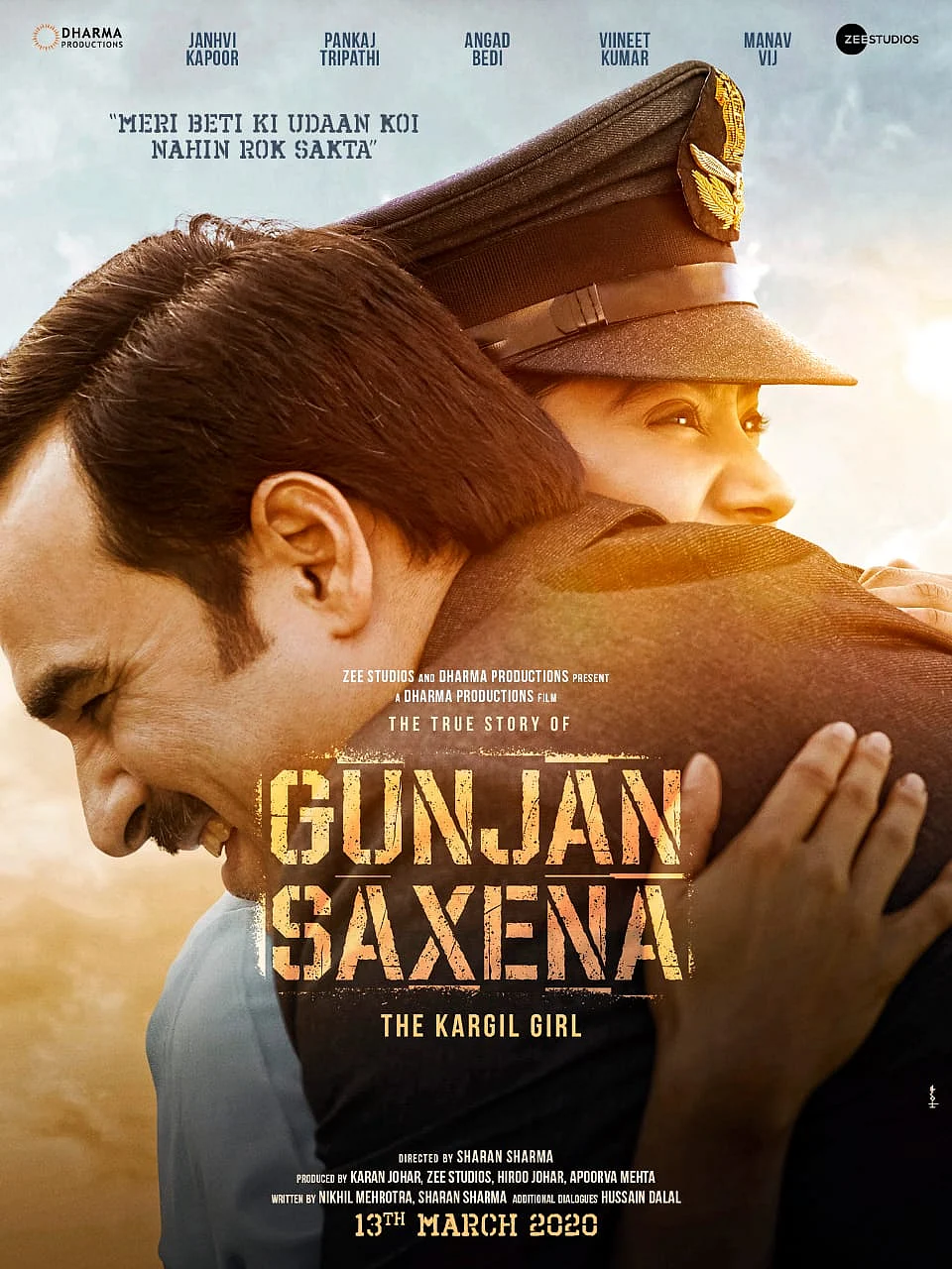 Pankaj Tripathi plays Janhvi’s father in Gunjan Saxena - The Kargil Girl.