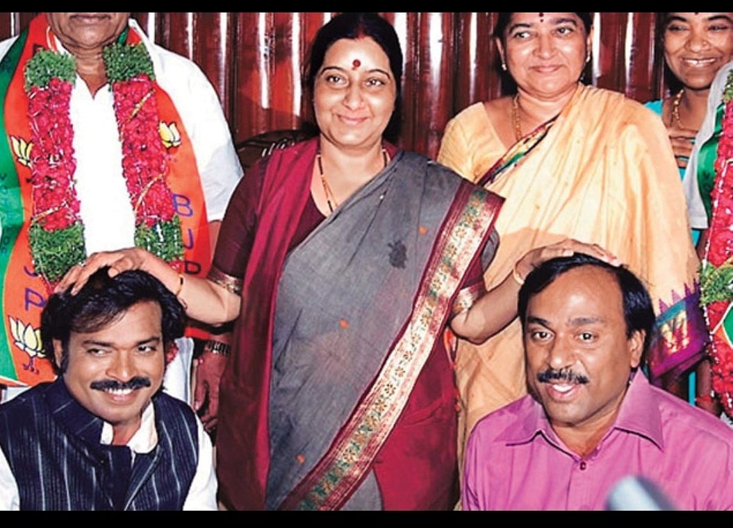 “There was disbelief when people saw a north Indian (Sushma Swaraj) speak fluent Kannada,” a political reporter said