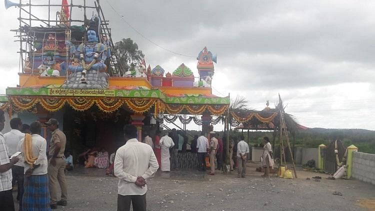 Thirty five Dalit families were humiliated, abused, and denied entry into a temple in Karnataka’s Hassan district.