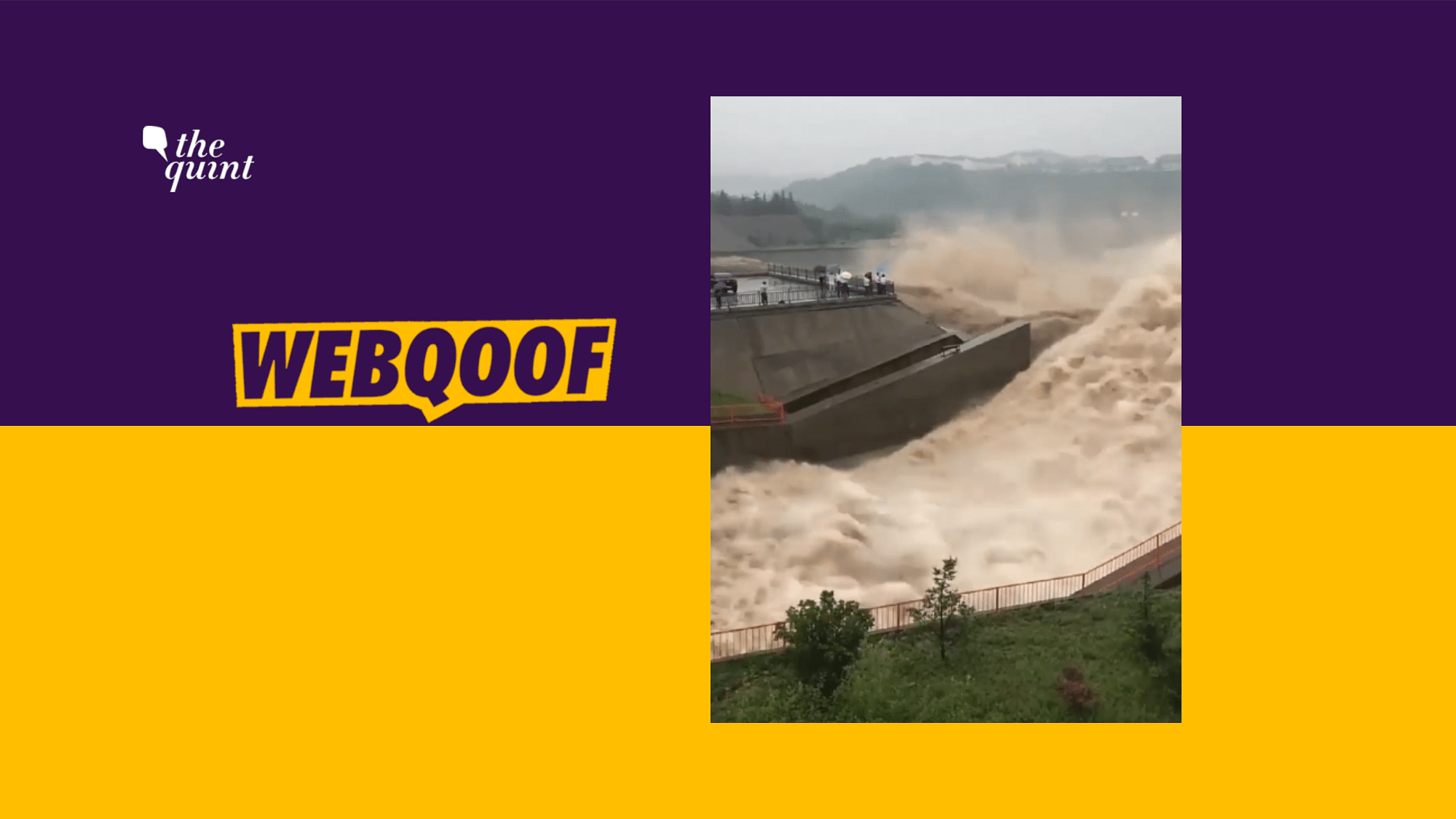 A video on social media falsely claimed that it was from Pawna dam near Pune.