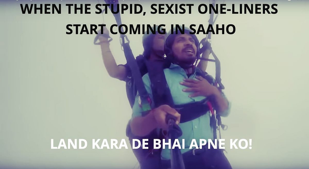 A review of Prabhas and Shraddha Kapoor’s Saaho in 9 paragliding memes.