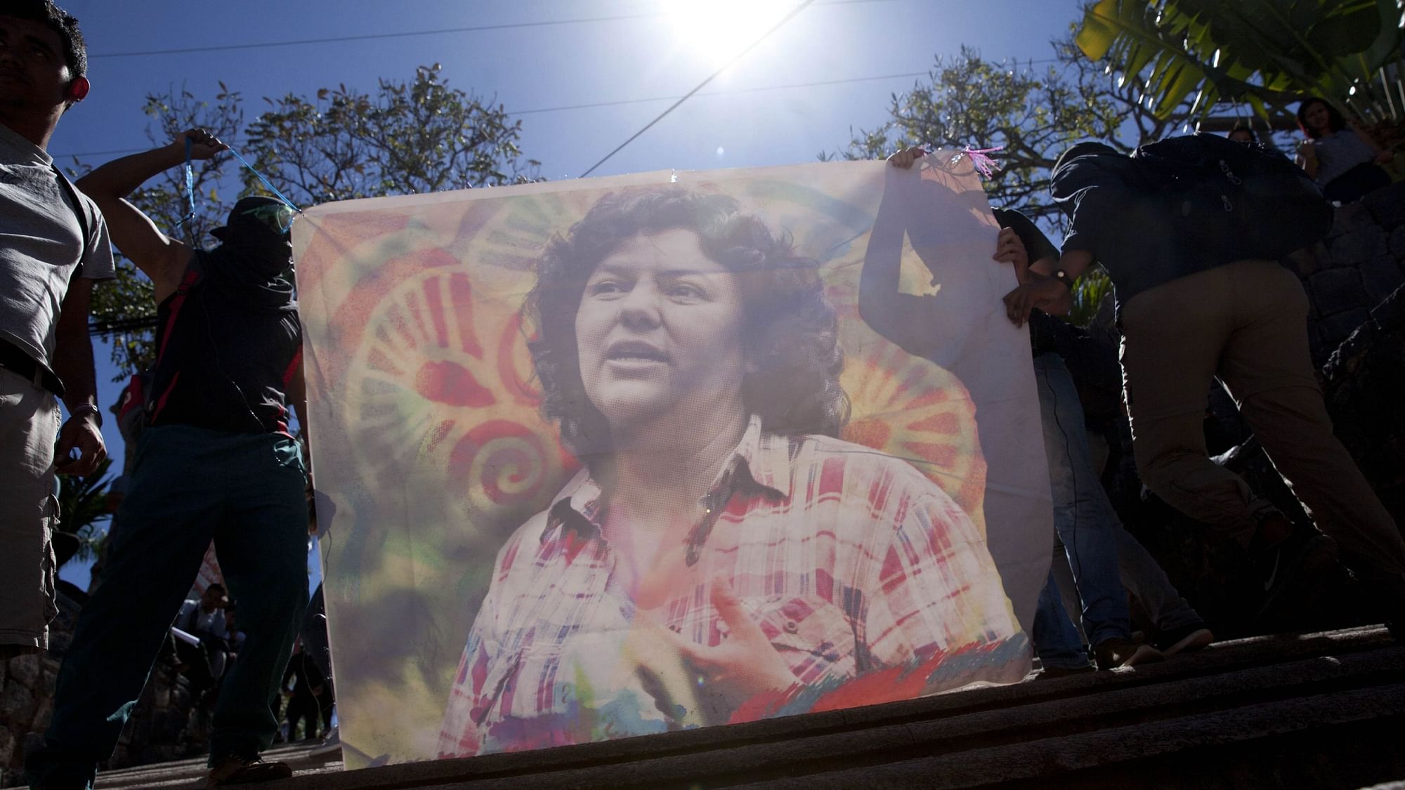 Honduran Indigenous environmentalist Berta Caceres who was killed in March 2016.