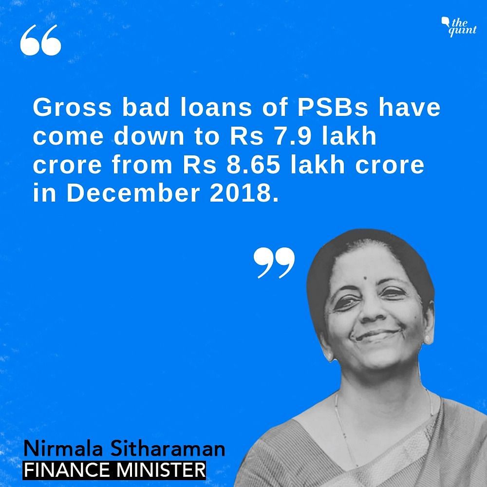 Finance Minister Nirmala Sitharaman announced multiple mergers of public sector banks (PSBs).
