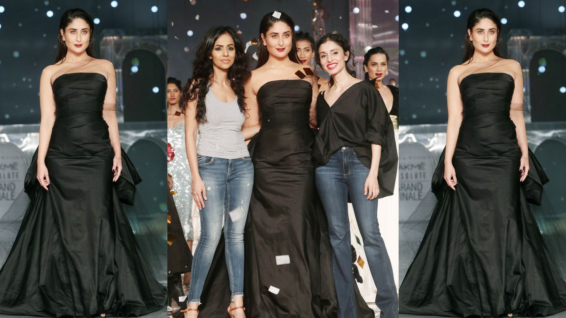 Kareena Kapoor Khan was the showstopper for designers Gauri and Nainika at the Lakme Fashion Week 2019.