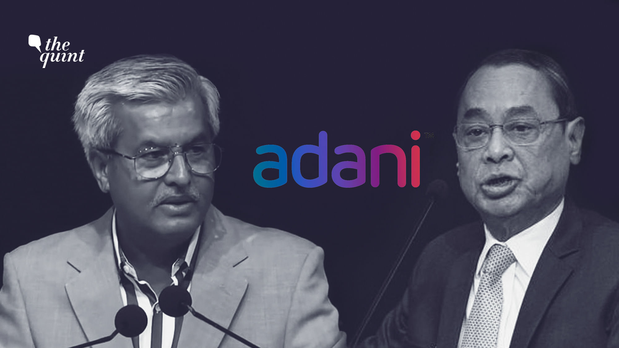 Senior advocate Dushyant Dave (L) has written a letter to CJI Ranjan Gogoi (R) alleging listing of cases involving the Adani Group was done in the SC’s summer vacation despite not being urgent.