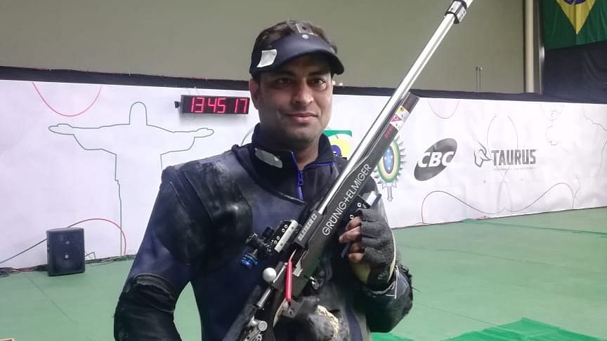 Rajput shot 462 in the final to finish second on the podium behind Petar Gorsa of Croatia (462.2).