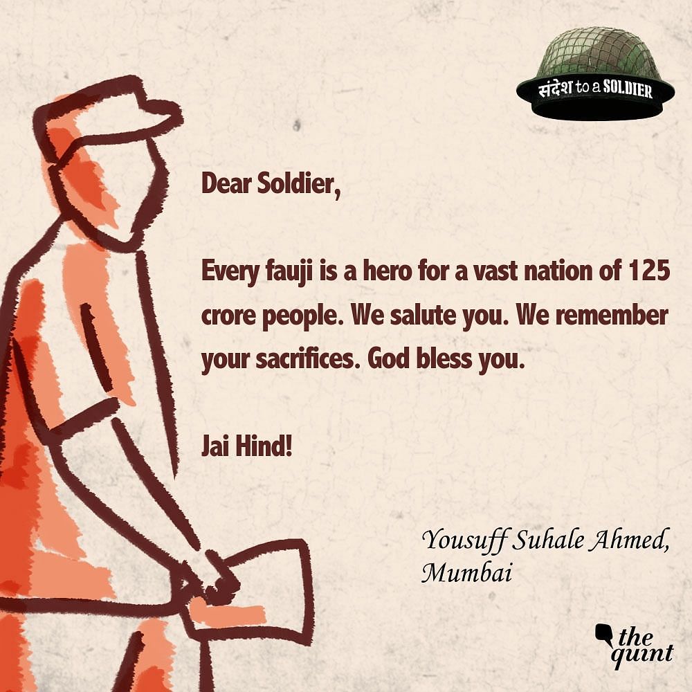 On Independence Day, salute the soldiers for their commitment and bravery; for doing their duty selflessly.