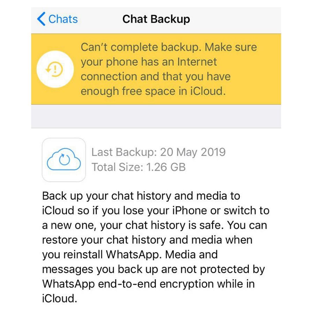 iPhone users need to know that WhatsApp isn’t saving your private chats and photos in encrypted format on iCloud.