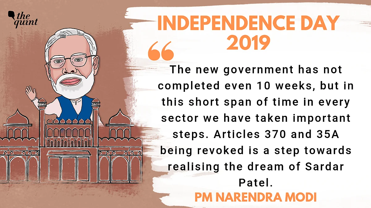 Article 370, Jal Mission: Highlights From PM Modi’s I-Day Speech