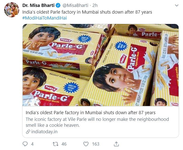Parle factory in Mumbai’s Vile Parle shut down in July 2016due a gradual decline in the production capacity.