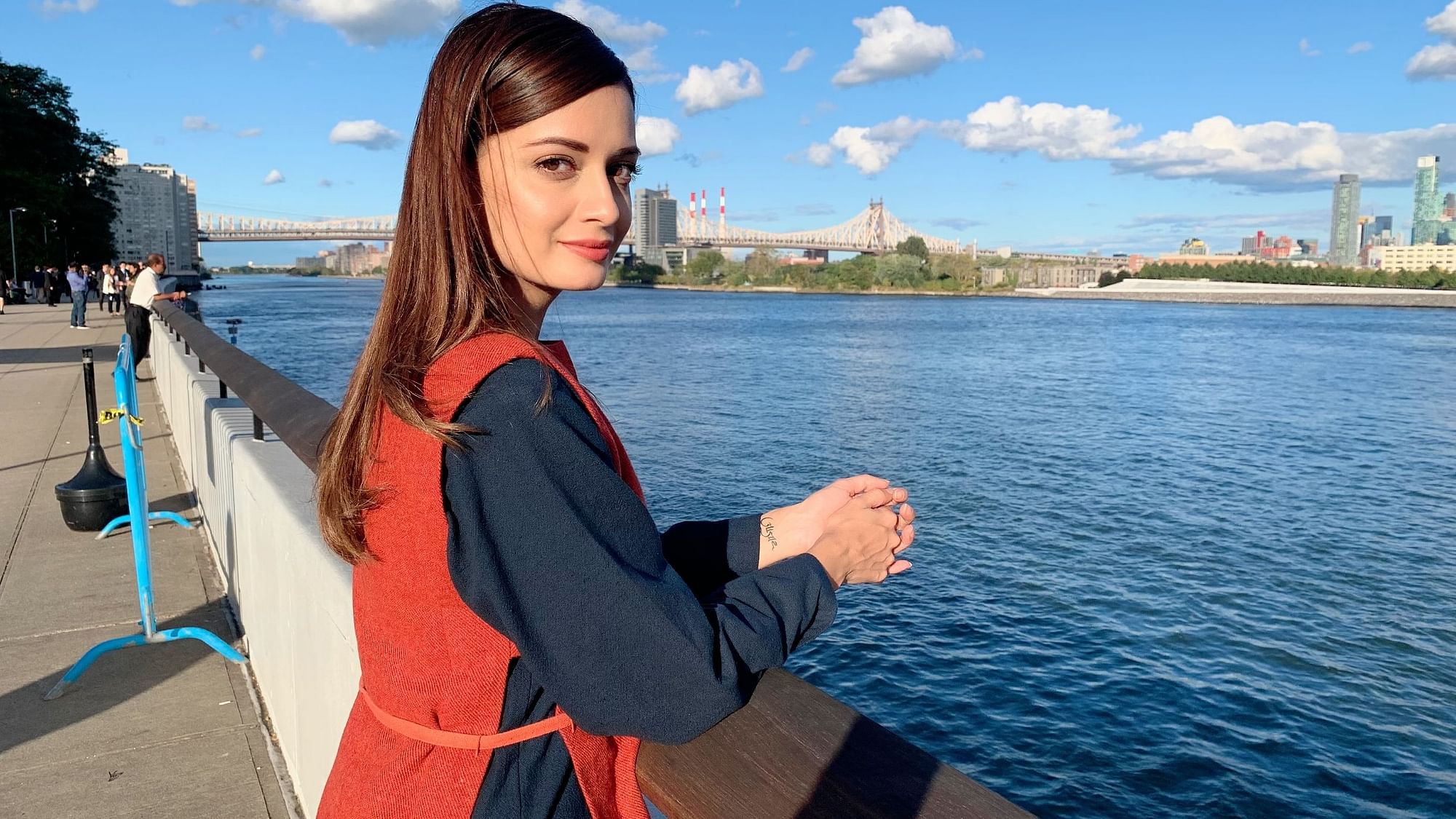 Dia Mirza attends the third day of UN Climate Action Summit 2019.&nbsp;