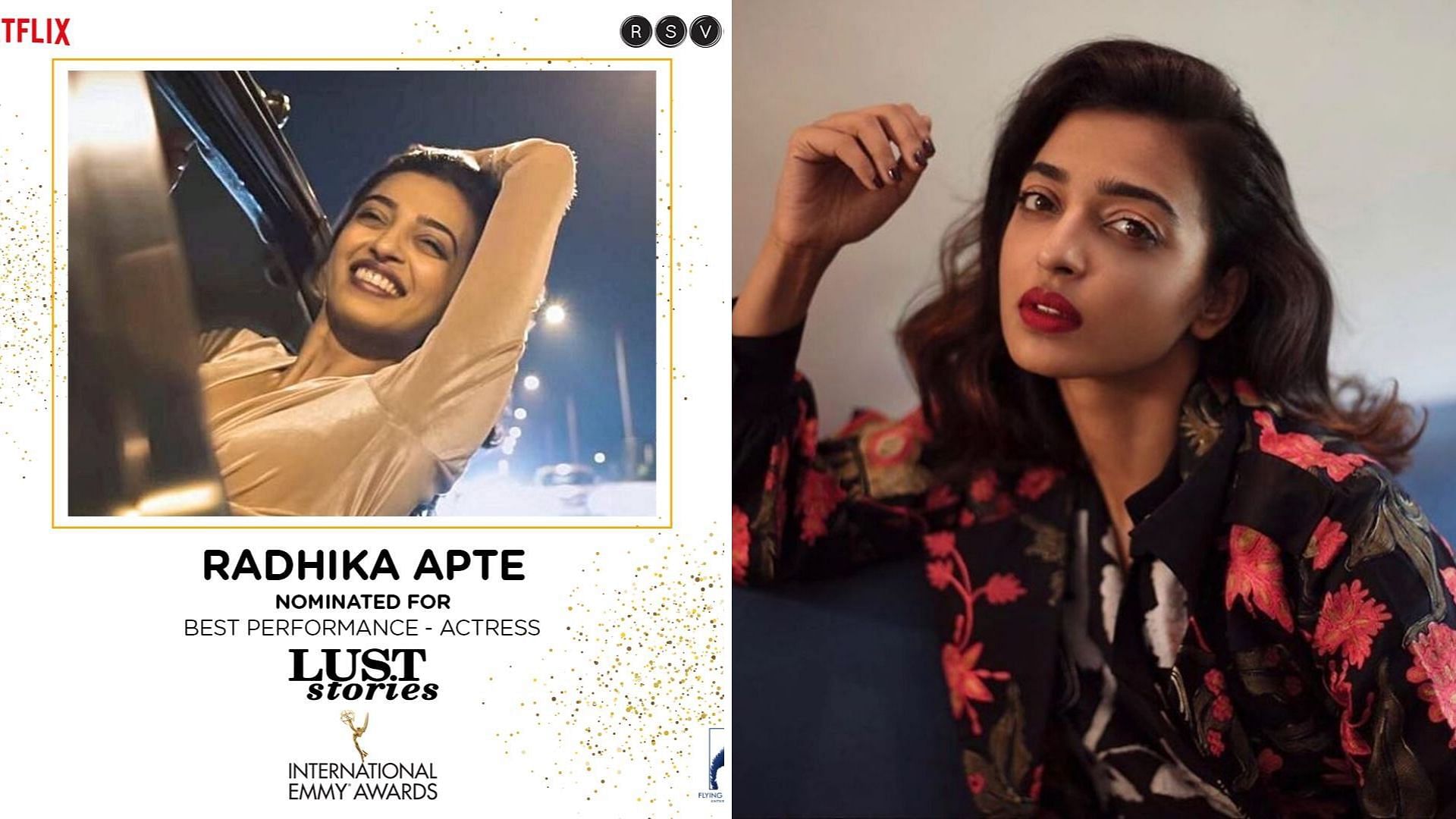 Radhika Apte nominated for an Emmy award.