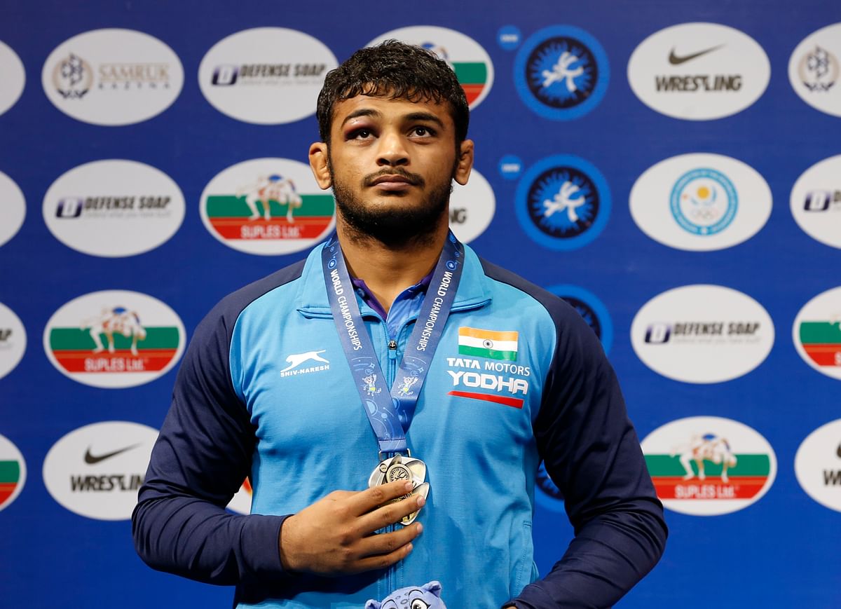 Bajrang dropped to the number two spot after managing a bronze at the World Wrestling Championships.