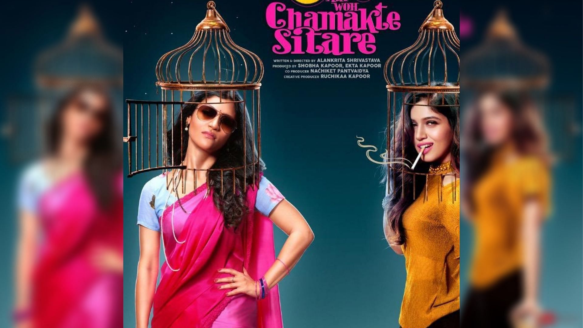 Konkona Sen Sharma and Bhumi Pednekar in a poster for 'Dolly Kitty Aur Woh Chamakte Sitare'.