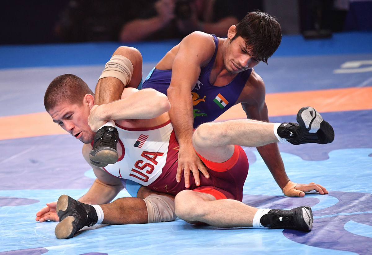 Rahul Aware has won a bronze medal for India in the 61 kg category at the Wrestling World Championships.