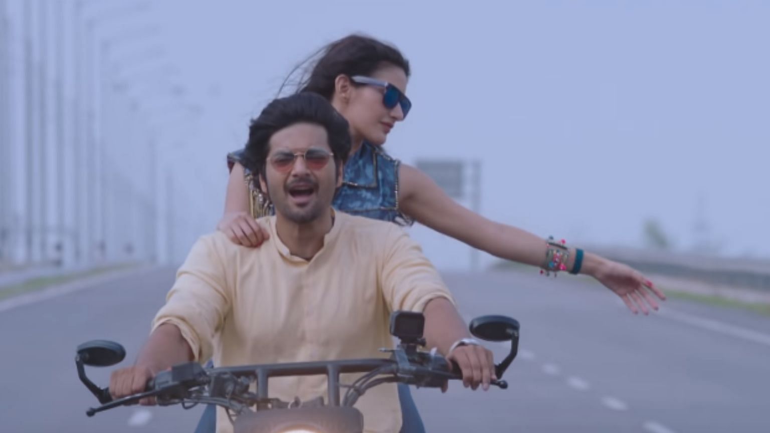 Ali Fazal and Amyra Dastur in a still from the song.