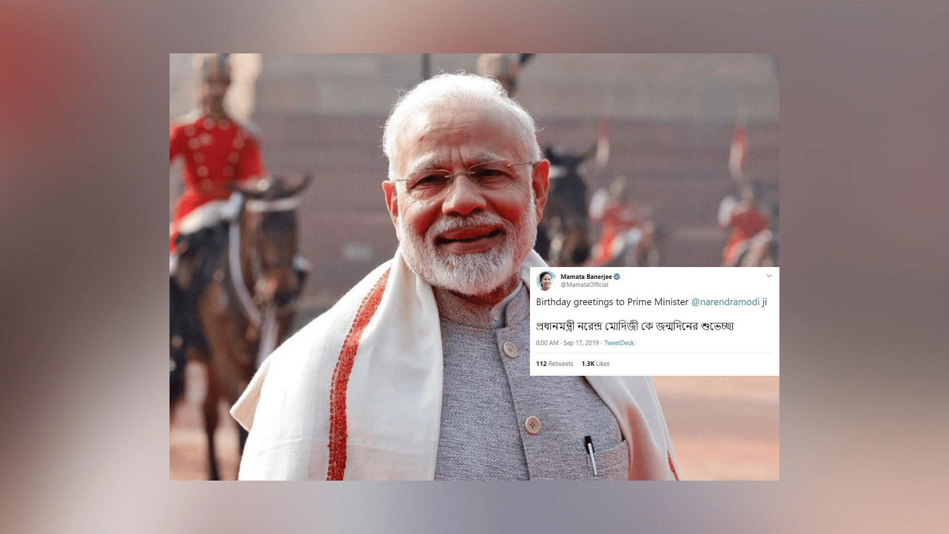 Twitter flooded with birthday wishes for PM Modi.