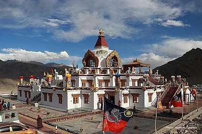 Leh: A carnival of Buddhist spirituality, culture and tradition, and a grand congregation of Drukpa masters, will begin from Monday at the 17th century Hemis monastery of Drukpa lineage in Leh, the largest such in the Himalayas. This time, a special celebration will be held to mark the granting of the Union Territory status to Ladakh, organisers said on Saturday. (Photo: IANS)
