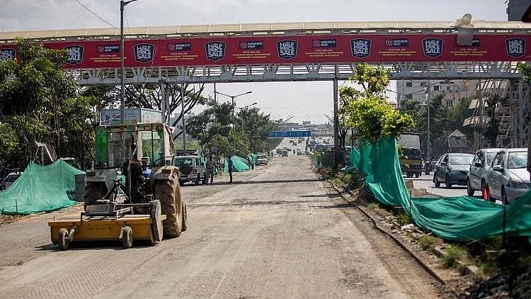 White topping underway in Bengaluru 