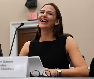 WASHINGTON, March 16, 2017 (Xinhua) -- Actress, film producer and "Save the Children" trustee Jennifer Garner testifies before the House Labor, Health and Human Services, Education, and Related Agencies subcommittee hearing on "Investing in the Future - Early Childhood Education Programs at the Department of Health and Human Services" on Capitol Hill in Washington D.C., the United States, on March 16, 2017. (Xinhua/Bao Dandan/IANS)