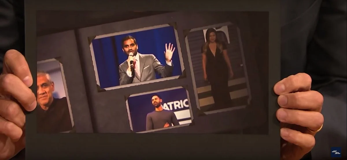 Hasan Minhaj’s picture was used during the ‘Howdy Modi’ event.