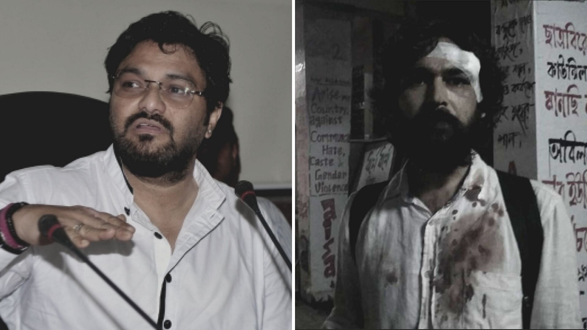 Babul Supriyo (left) and Pawan Shukla.