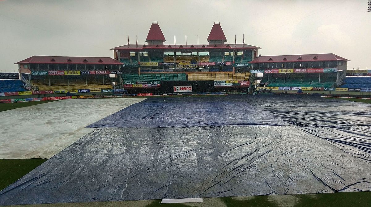 The first T20 international between India and South Africa was abandoned without a ball being bowled at Dharamshala.