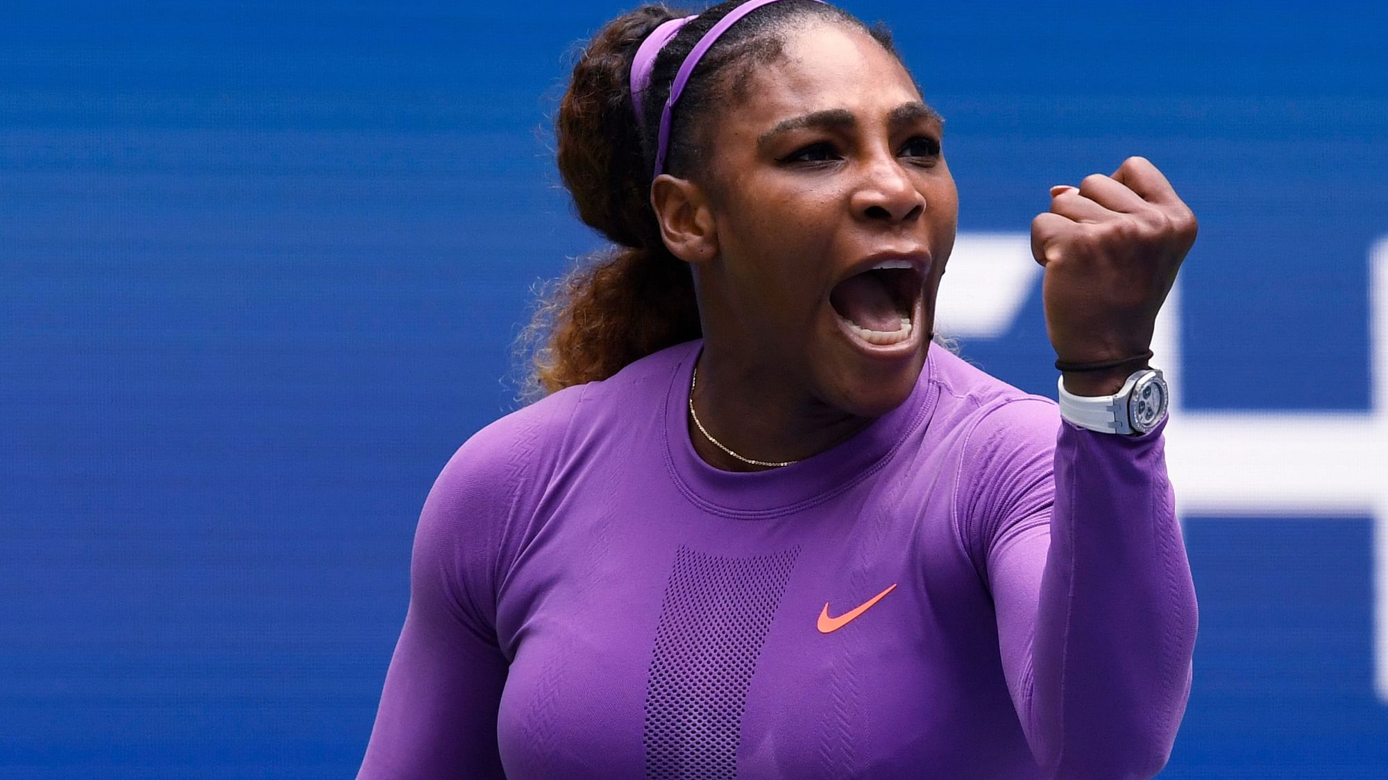 Serena Williams, a six-time US Open winner, romped to a 6-3, 6-4 victory over Croatian 22nd seed Petra Martic