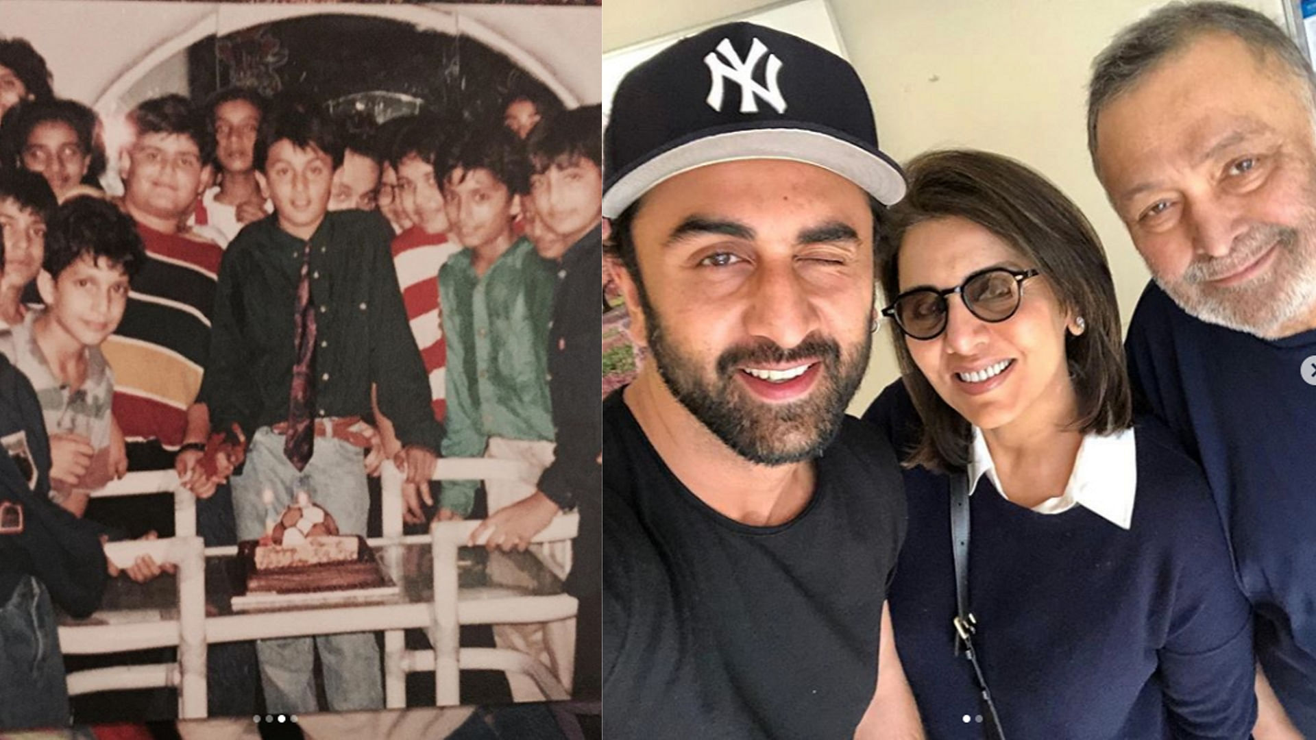 Ranbir Kapoor turns a year older and his mother Neetu Kapoor shares some throwback pictures.