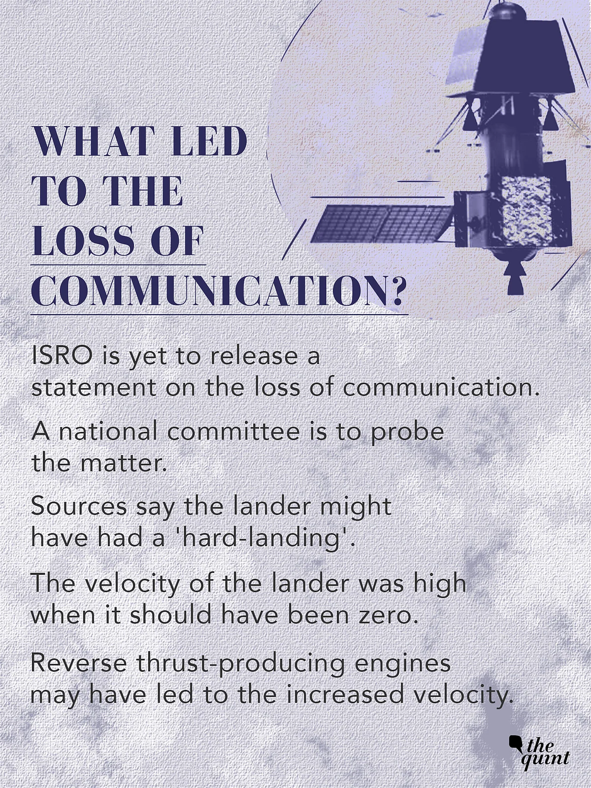 How ISRO Tried to Reconnect With Vikram Lander Before Lunar Night