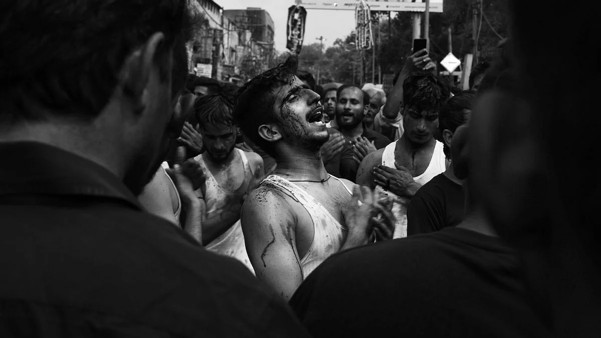 Archival image of a Muharram procession in Delhi used for representational purposes.