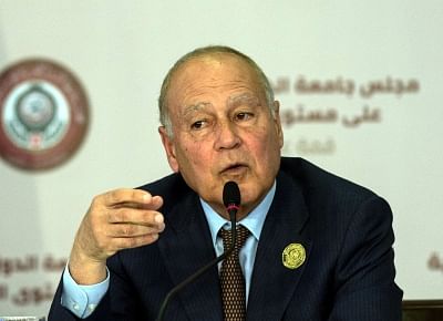 Arab League Secretary-General Ahmed Aboul-Gheit. (File Photo: IANS)