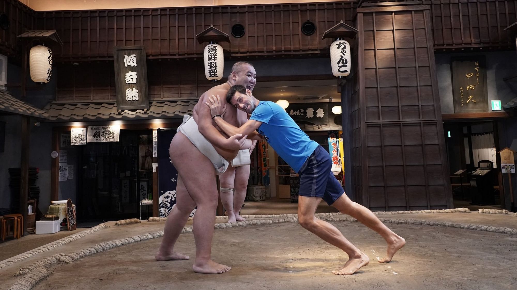 The ancient sport of sumo is a big draw for foreign visitors to Japan.