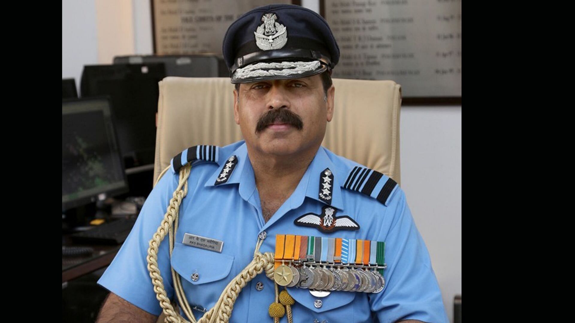 File image of Indian Air Chief Marshal RKS Bhadauria.