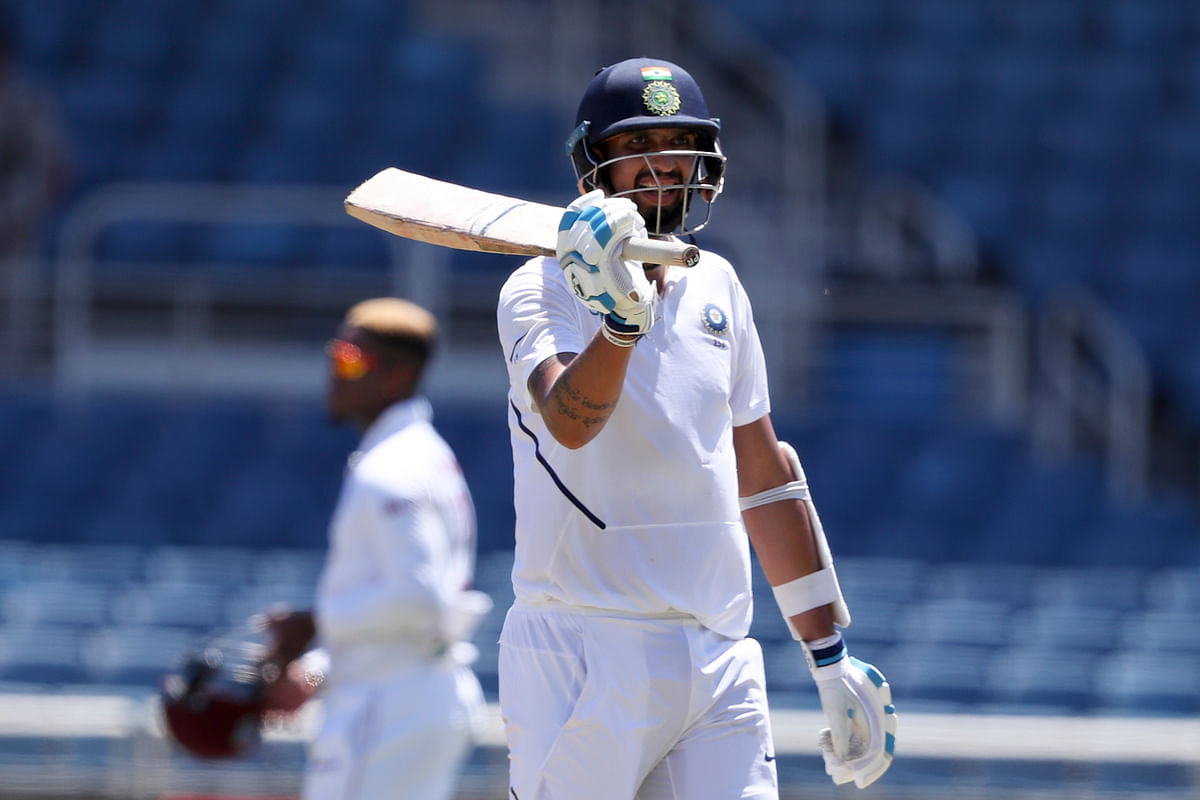 Jasprit Bumrah took 6 for 16 while Hanuma Vihari scored his maiden Test century in eventful day at Sabina Park.