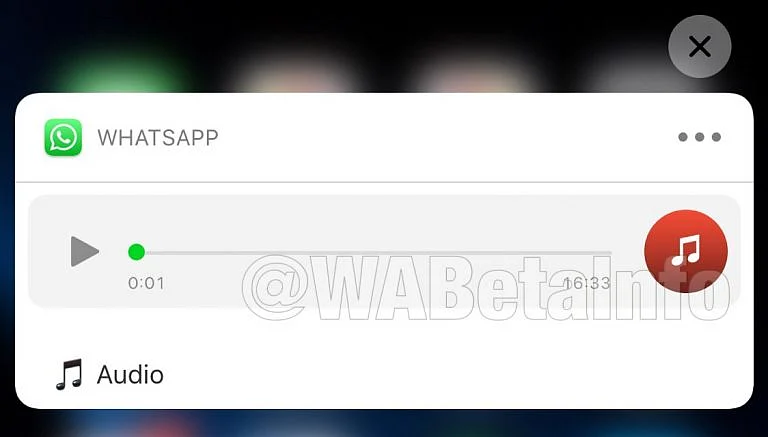 WhatsApp on iOS Gets Audio Playback Support in Notifications