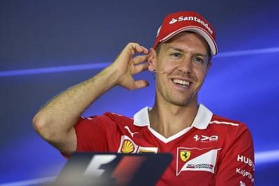 Sebastian Vettel. (Xinhua/Chong Voon Chung/IANS)