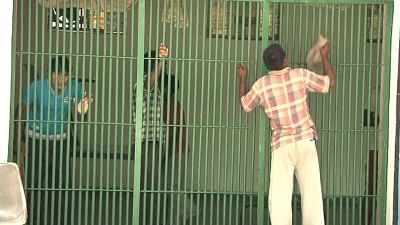 New Delhi: Prisoners in one of the barracks of Tihar Jail, New Delhi. (Photo: Sanjeev Kumar Singh Chauhan/IANS)