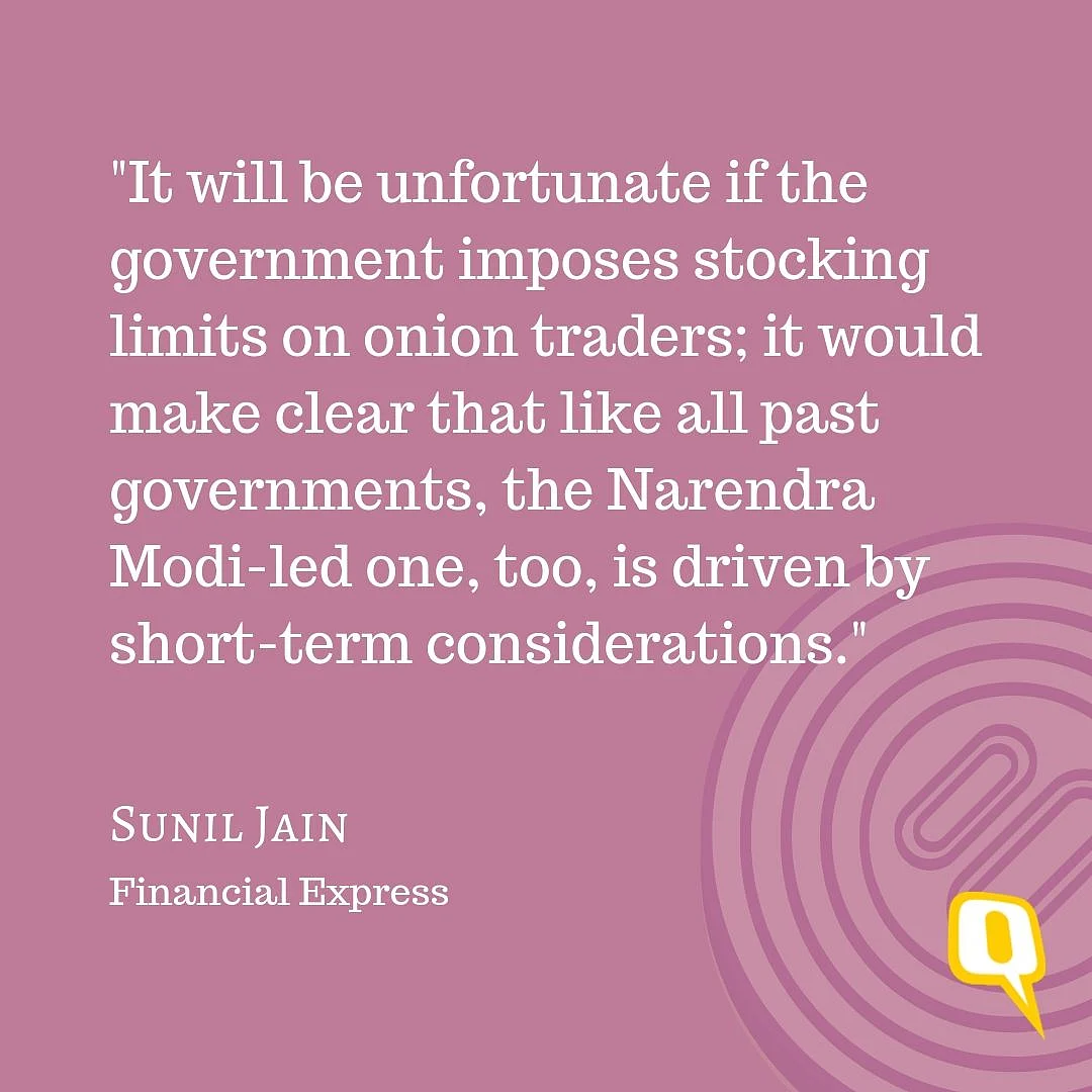 ‘Killing Our Agriculture’: Analysts on Govt Banning Onion Exports